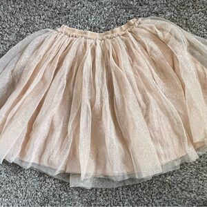 Children’s Cotton On |  Cream Tulle Tutu Skirt | Velvet Waist | Sparkle Layers